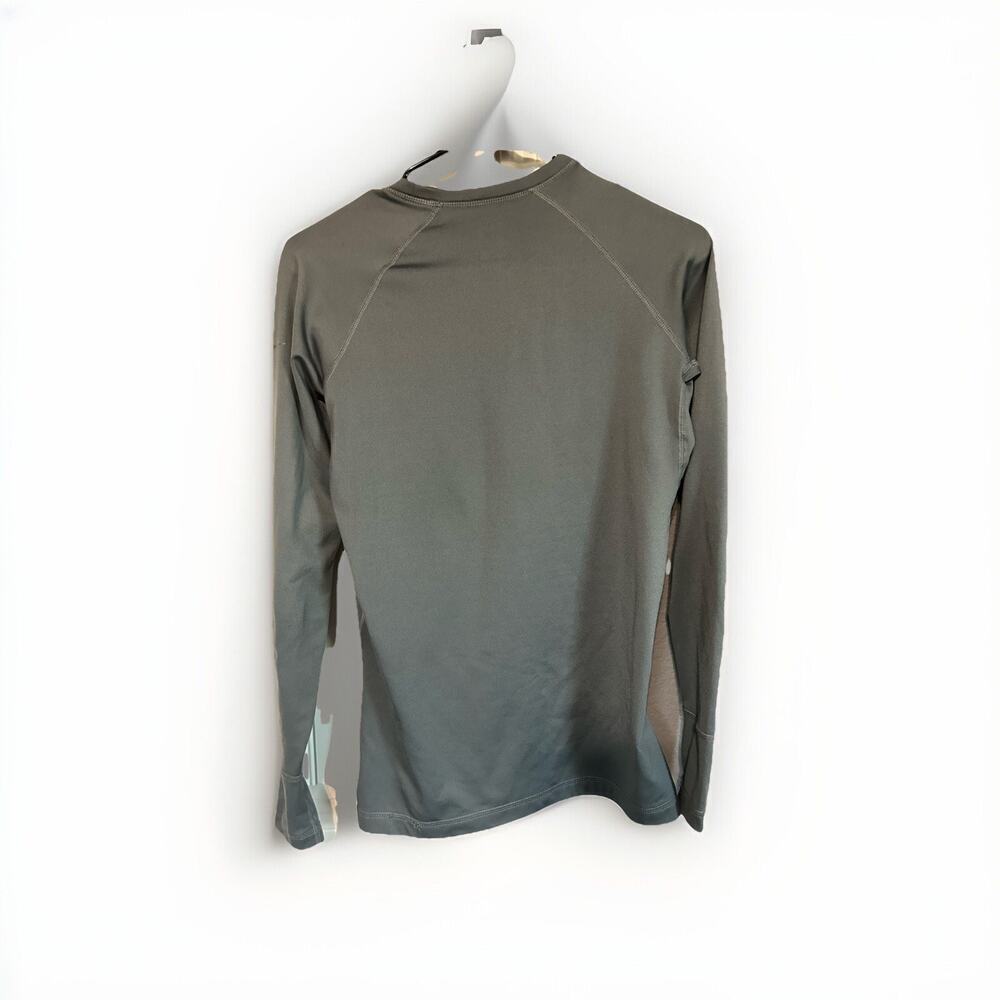 Nike pro women’s Gray Long Sleeve Dri Fit Shirt Size M - Picture 2 of 6